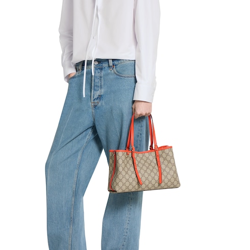 Borsa shopping GG Emblem misura media