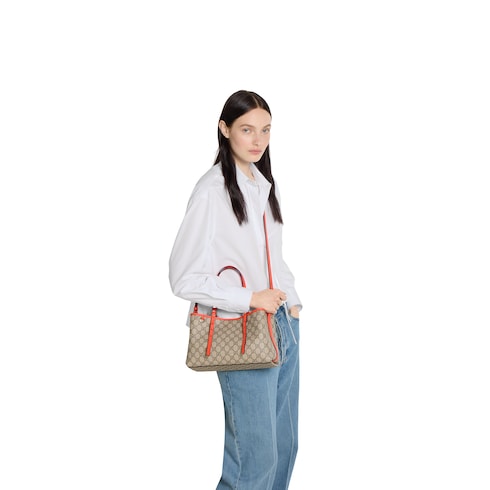 Borsa shopping GG Emblem misura media