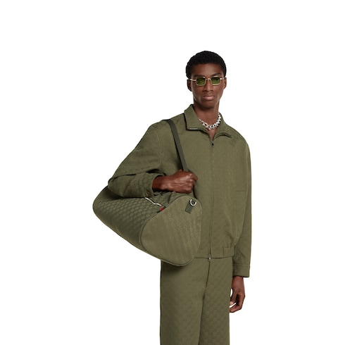 GG canvas large duffle bag 