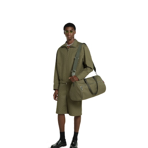 GG canvas large duffle bag 