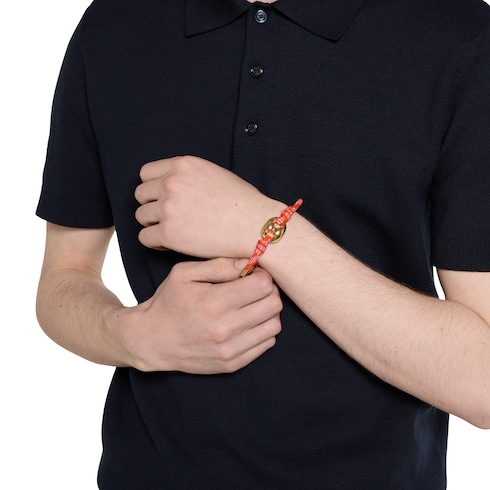 Gucci Marina Chain fabric bracelet