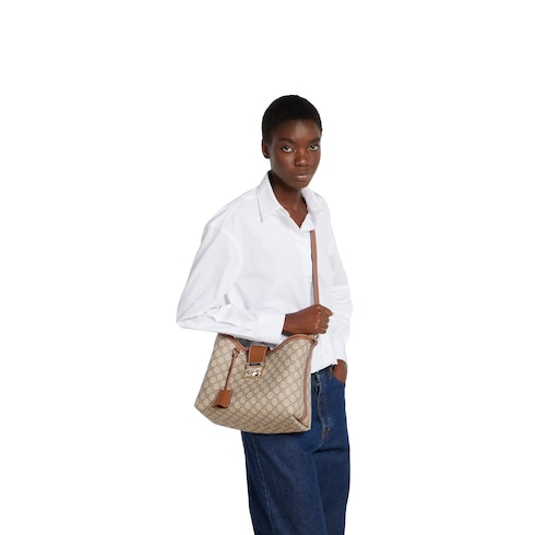 Padlock large shoulder bag
