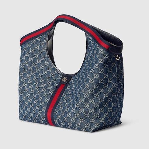 Borsa shopping Gucci Giglio misura grande