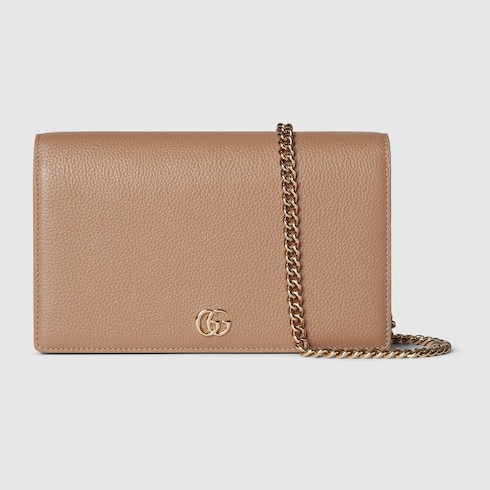 GG Marmont wallet on chain