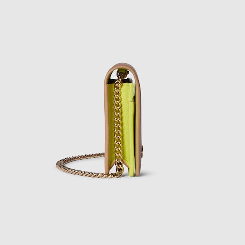GG Marmont wallet on chain