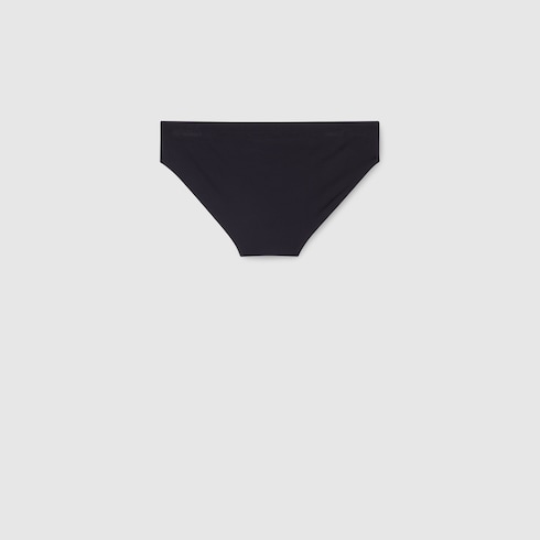 Elastane swim briefs with print