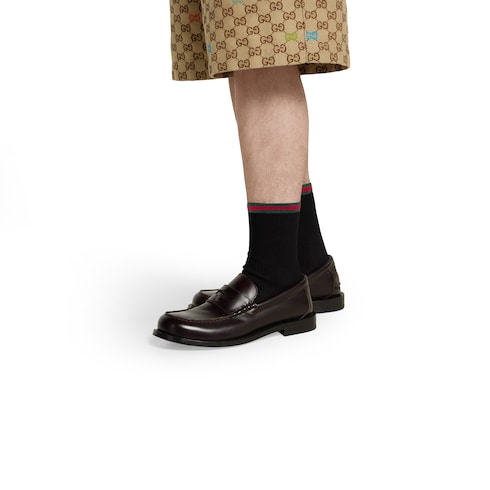 Men's loafer with removable detail 