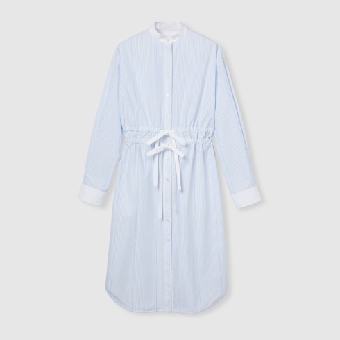 Gucci cotton fil coupé shirt dress