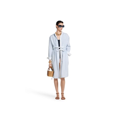 Gucci cotton fil coupé shirt dress