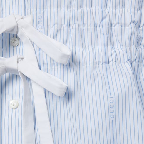 Gucci cotton fil coupé shirt dress