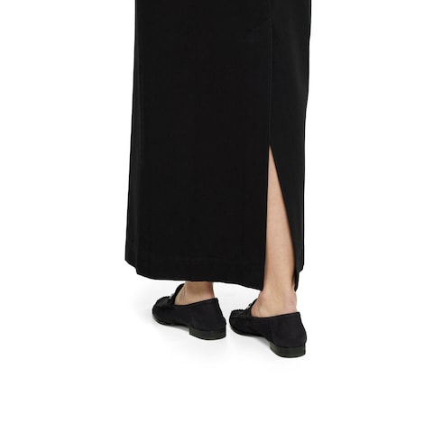 Denim skirt with Horsebit