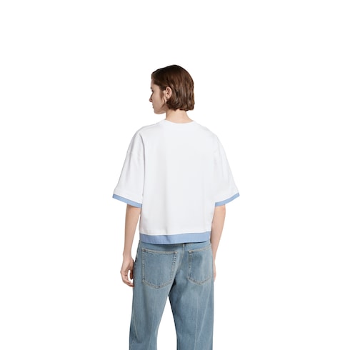 T-shirt en jersey doux avec broderie