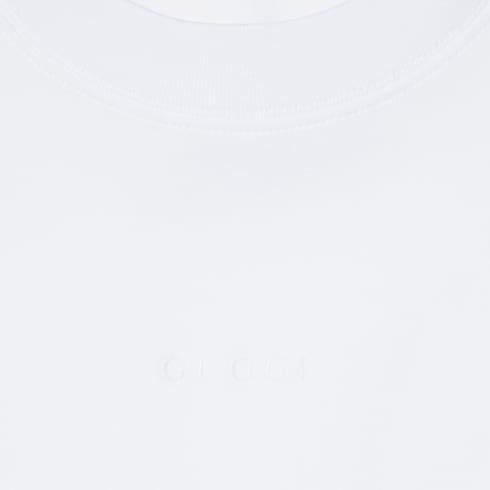 Soft jersey T-shirt with embroidery