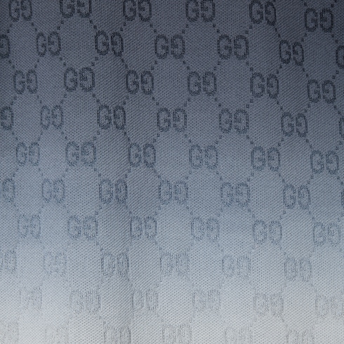 Polo en jacquard GG en maille de coton
