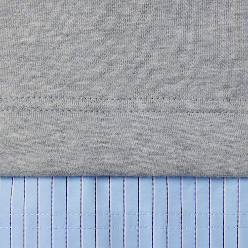 Cotton jersey sweatshirt with embroidery