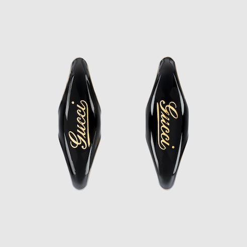 Gucci Marina Chain enamel earrings