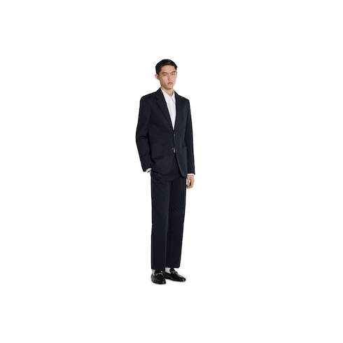 Giacca in gabardina di cotone GG jacquard