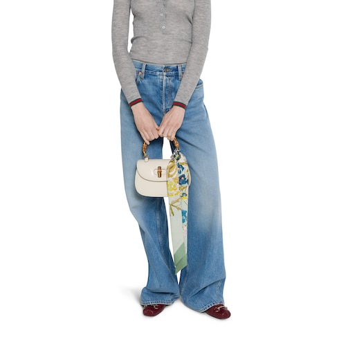 Nastro in twill di seta stampato