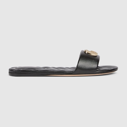 Women's slide sandal with Double G