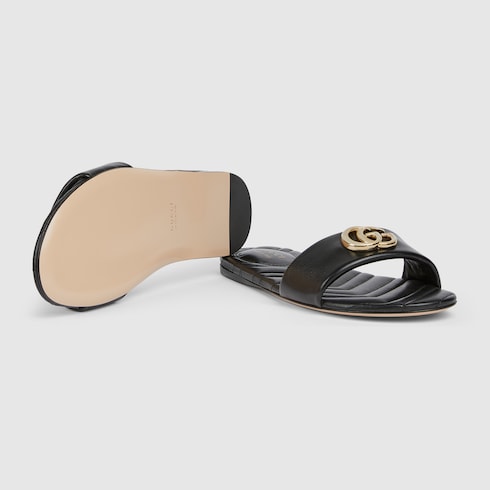 Women's slide sandal with Double G