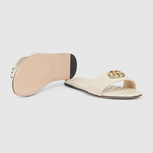 Women's slide sandal with Double G