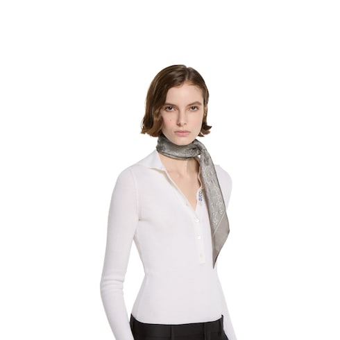 Printed silk carré