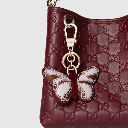 Butterfly-shaped keychain