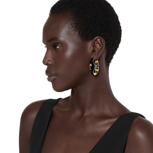 Gucci Marina Chain enamel earrings
