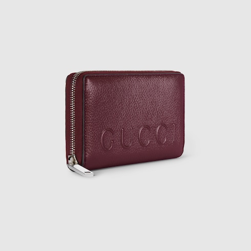 Zip around wallet with logo
