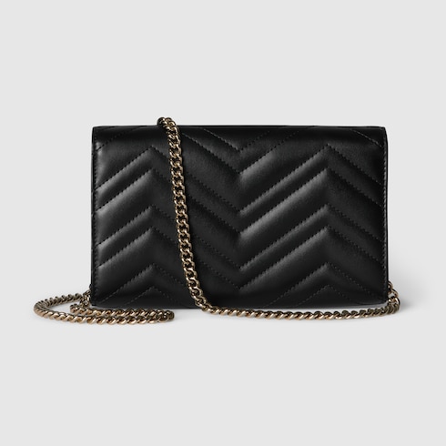 GG Marmont wallet on chain