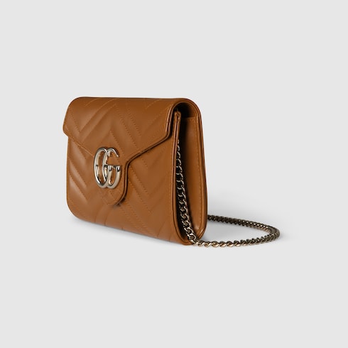 GG Marmont wallet on chain