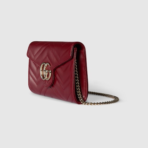 GG Marmont wallet on chain