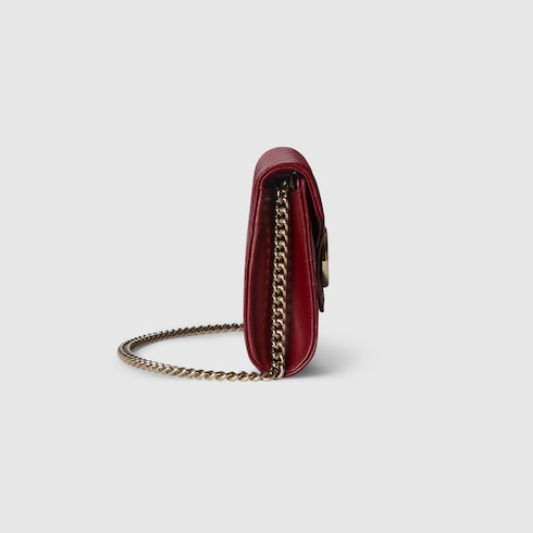 GG Marmont wallet on chain