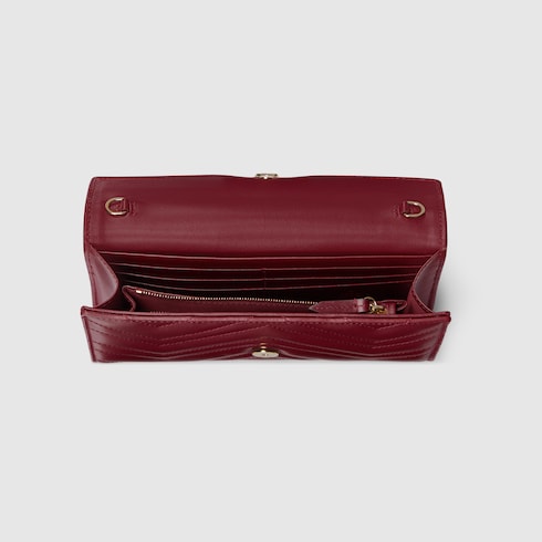 GG Marmont wallet on chain