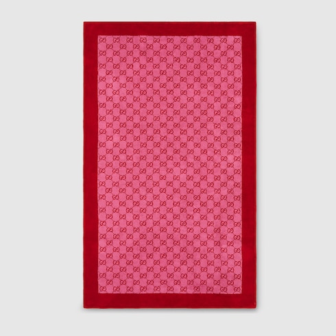 GG terrycloth beach blanket