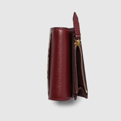 Bi-color GG Marmont mini wallet