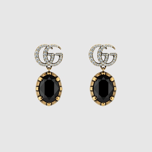 GG Marmont crystal earrings