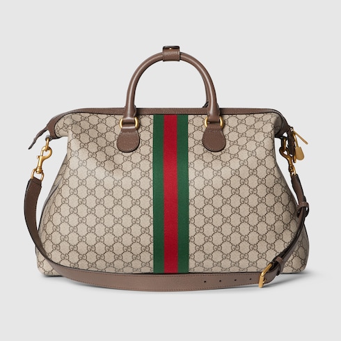 Gucci Savoy系列中号旅行包