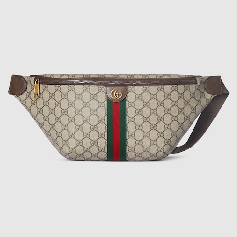 〔GUCCI グッチ〕〔オフィディア〕ラージ ベルトバッグ オフィディア〕ラージ ベルトバッグベージュ&ダークブラウン