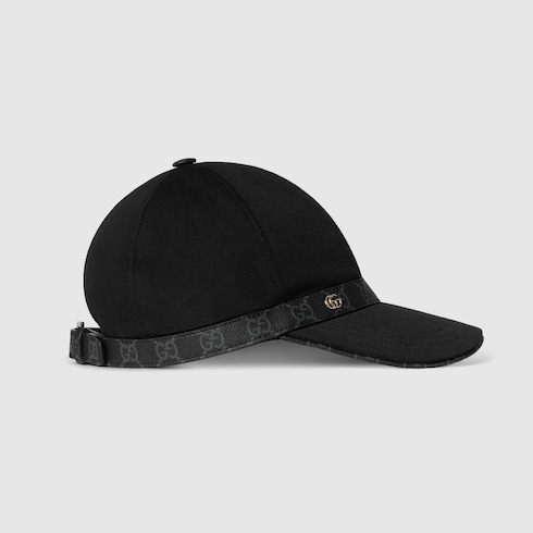 Cotton baseball hat with Double G