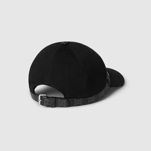 Cotton baseball hat with Double G