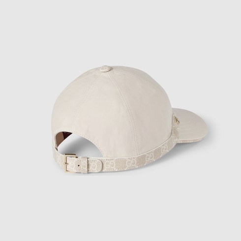 Cotton baseball hat with Double G