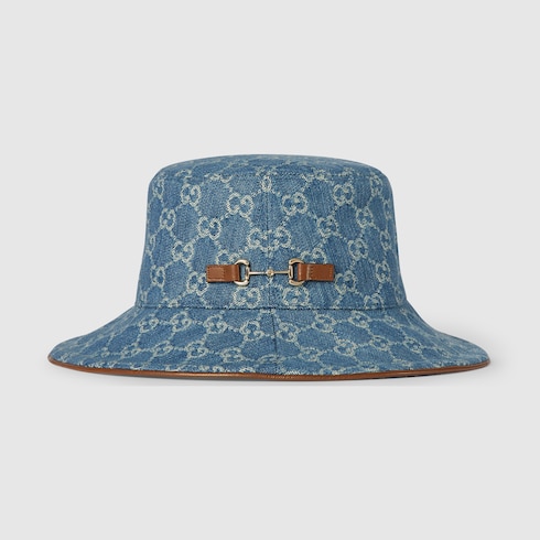 Bob en denim GG avec détail Mors