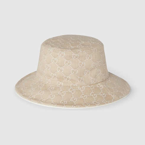 GG denim bucket hat with Horsebit Detail 2