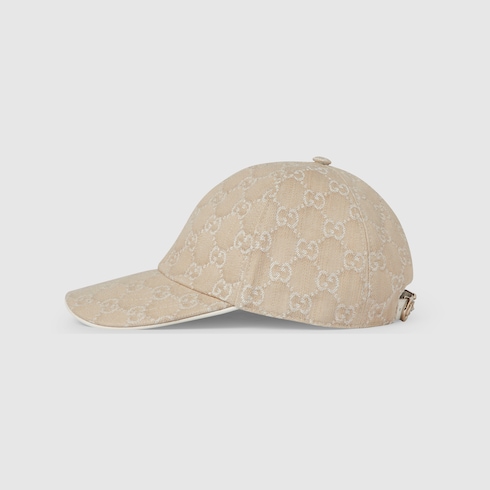 Casquette en denim GG avec détail Mors