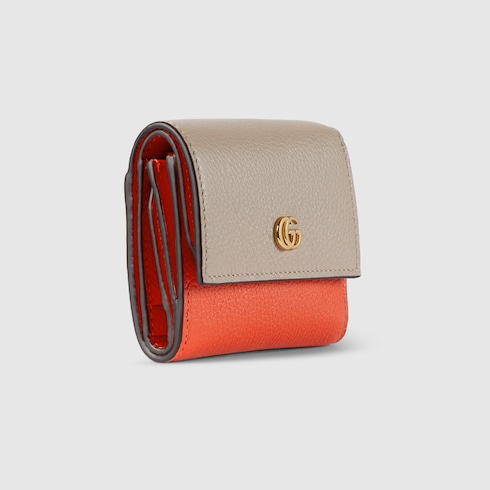 【日本限定】GUCCI ダブルG バイカラー ミニ ウォレット 直営店 日本限定 ダブルG バイカラー ミニ ウォレットベージュ