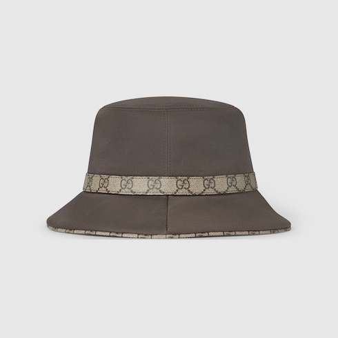 Chapeau fedora en coton avec Double G