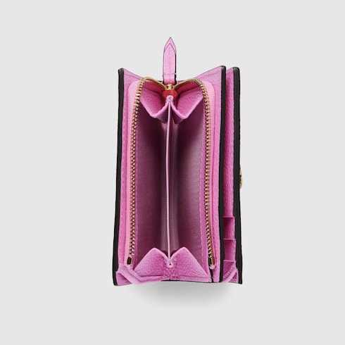 Bi-color GG Marmont small wallet