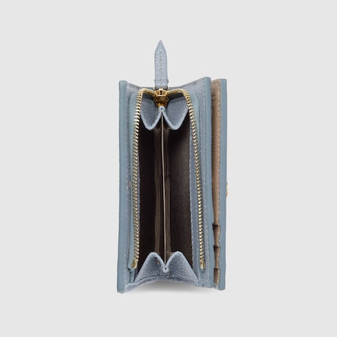 Bi-color GG Marmont small wallet