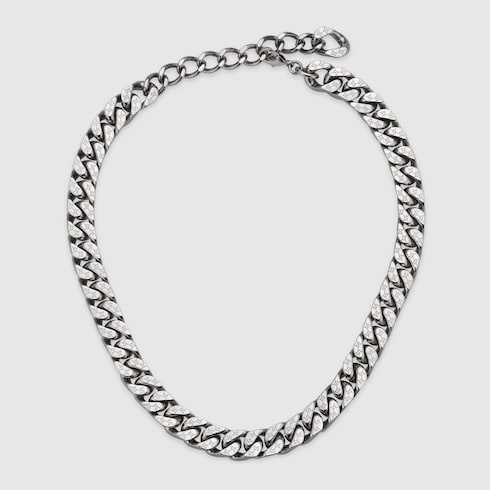Collar Gucci Signature de cadena grabado